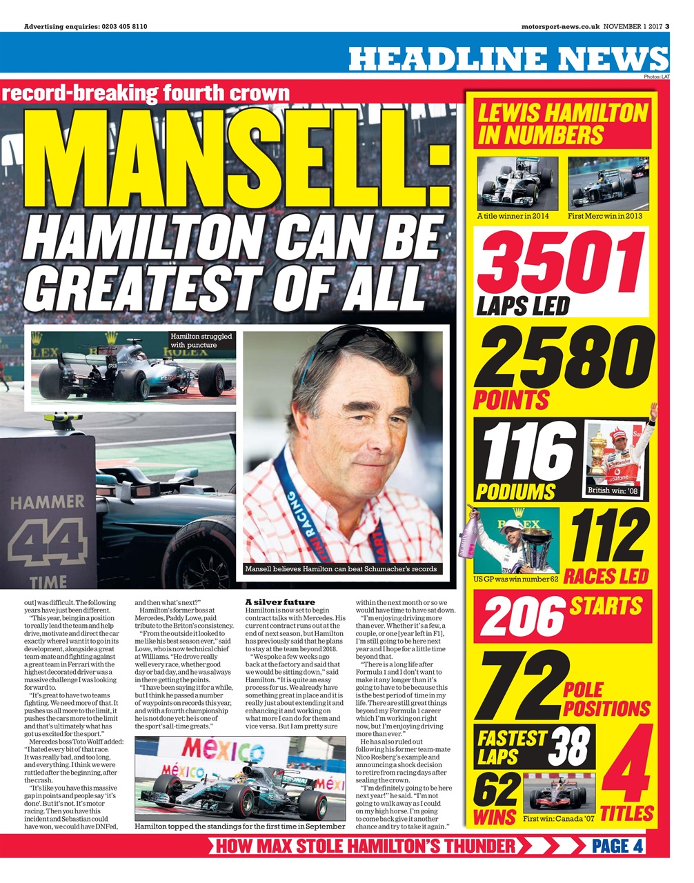 Motorsport News Preview Pages