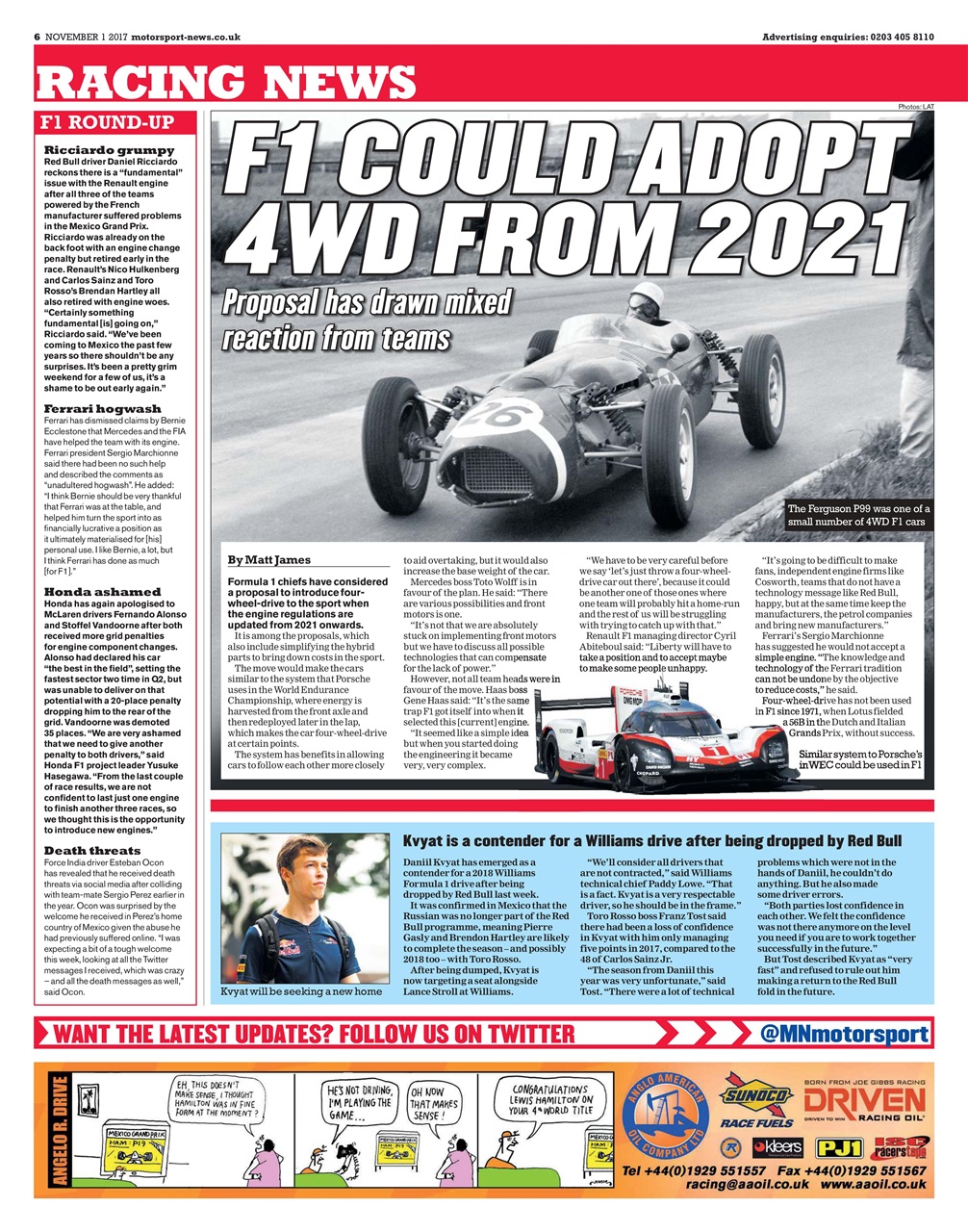 Motorsport News Preview Pages