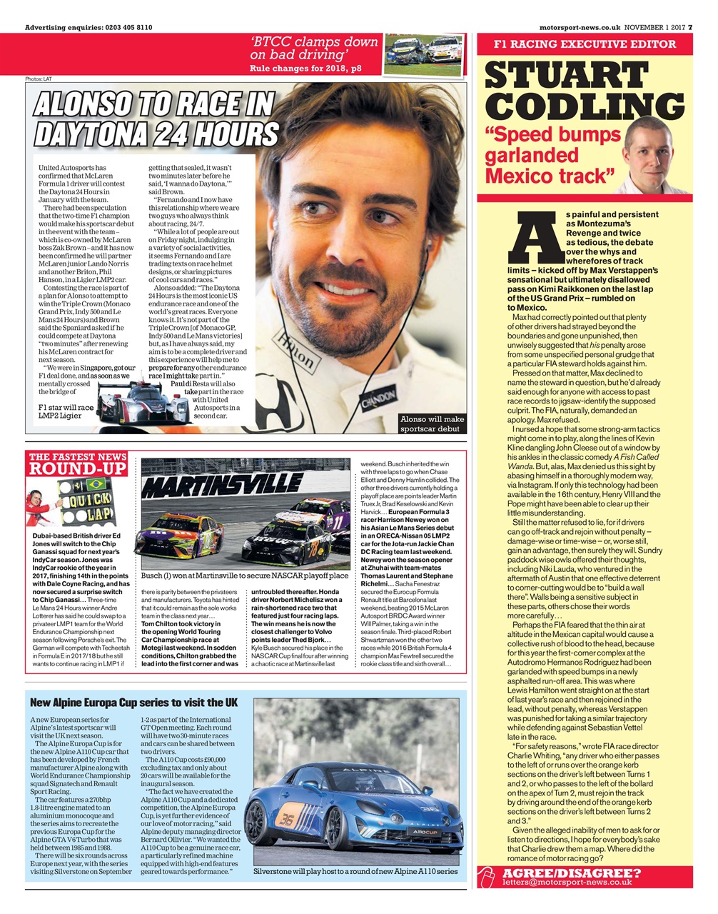 Motorsport News Preview Pages