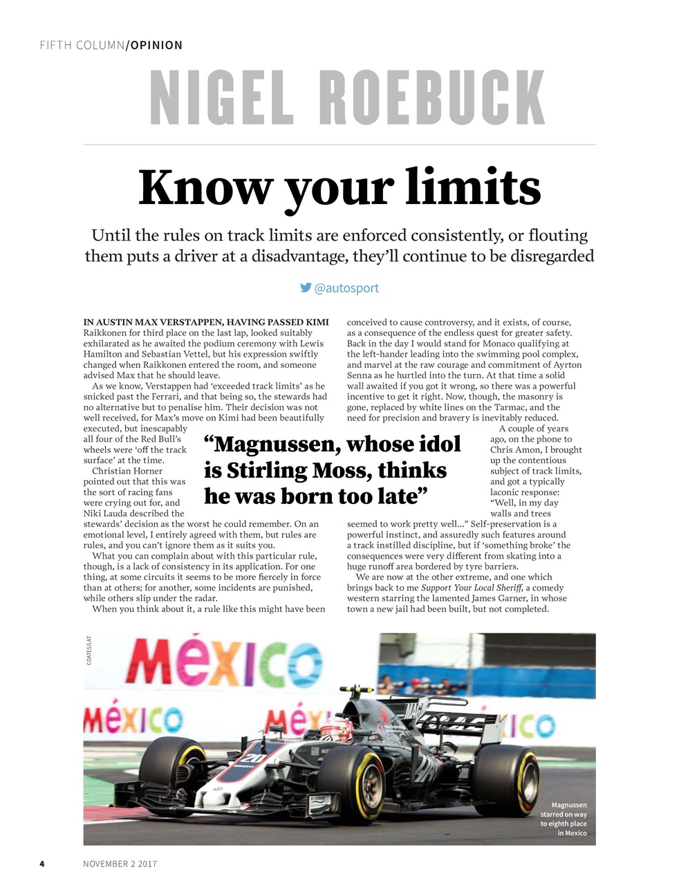 Autosport Preview Pages