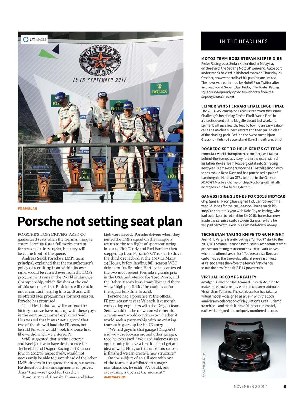 Autosport Preview Pages