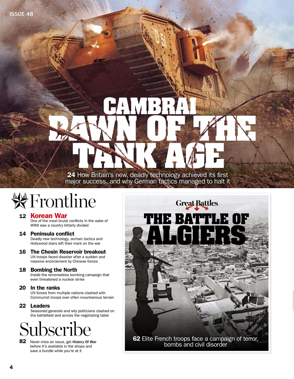 History of War Preview Pages