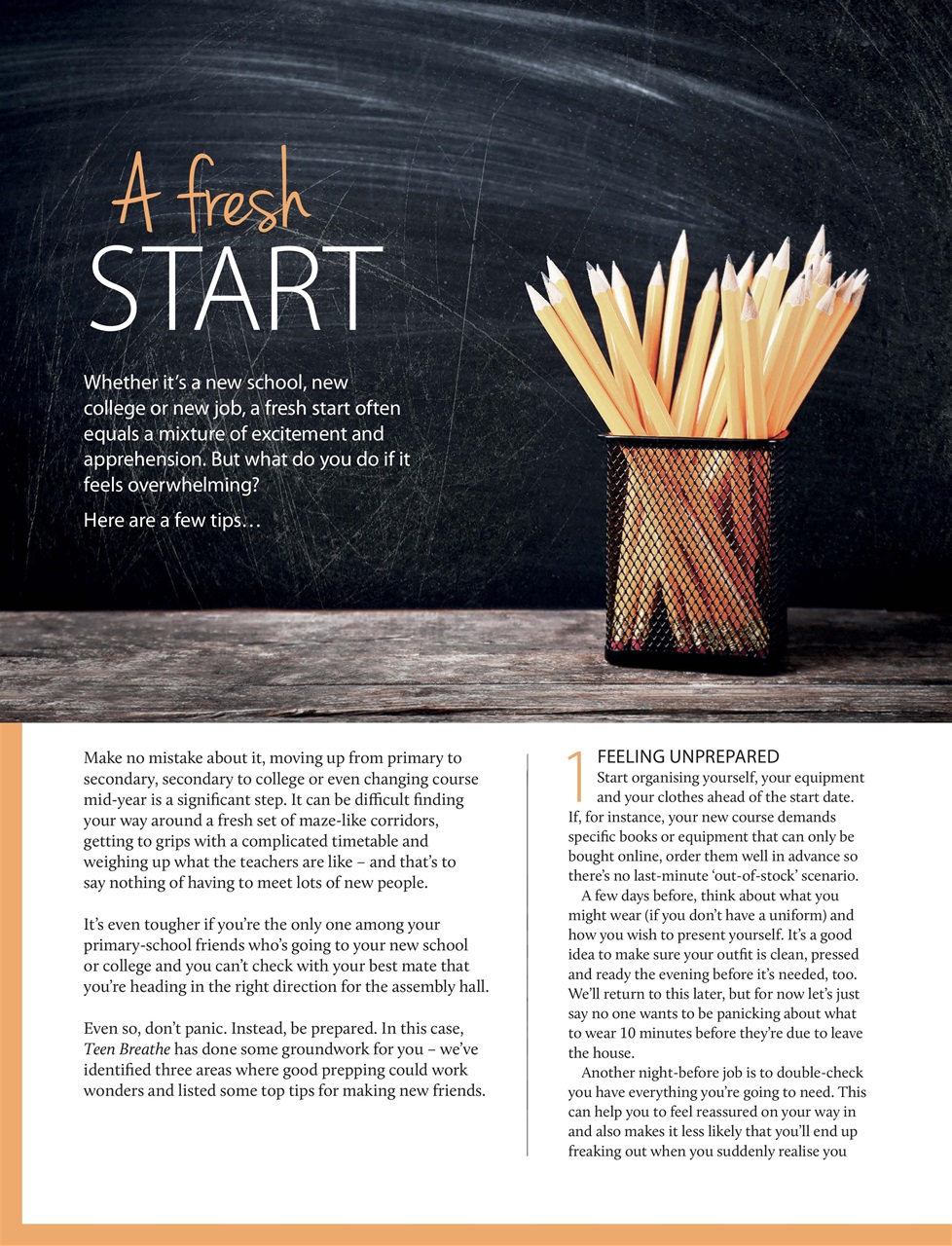 Teen Breathe Preview Pages