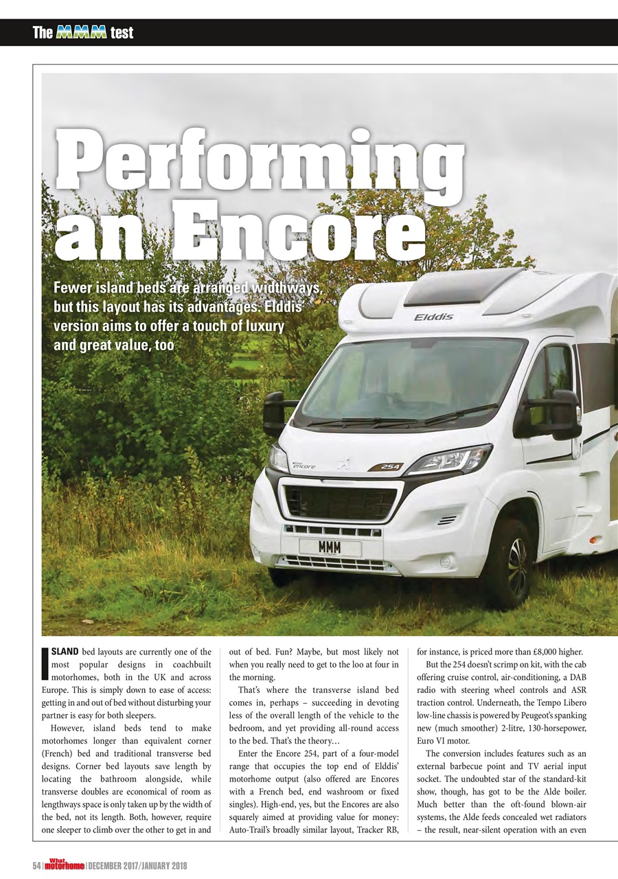 What Motorhome magazine Preview Pages