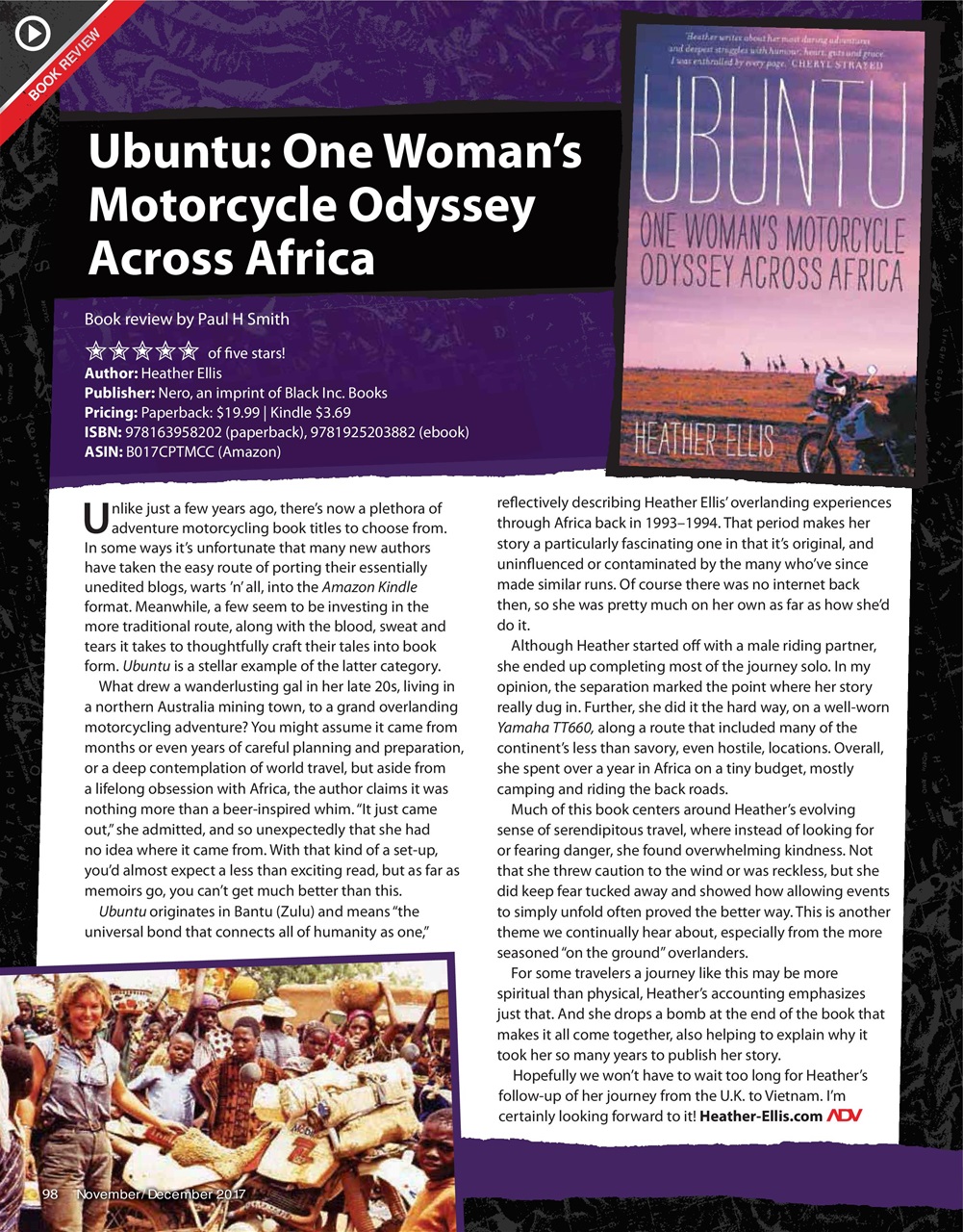 Adventure Motorcycle Preview Pages