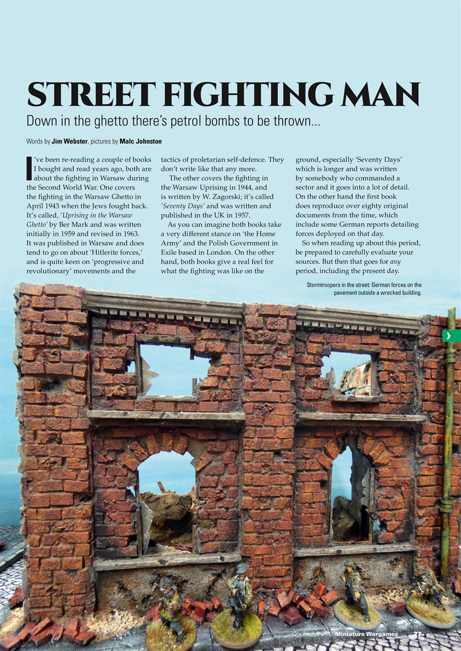 Miniature Wargames Preview Pages