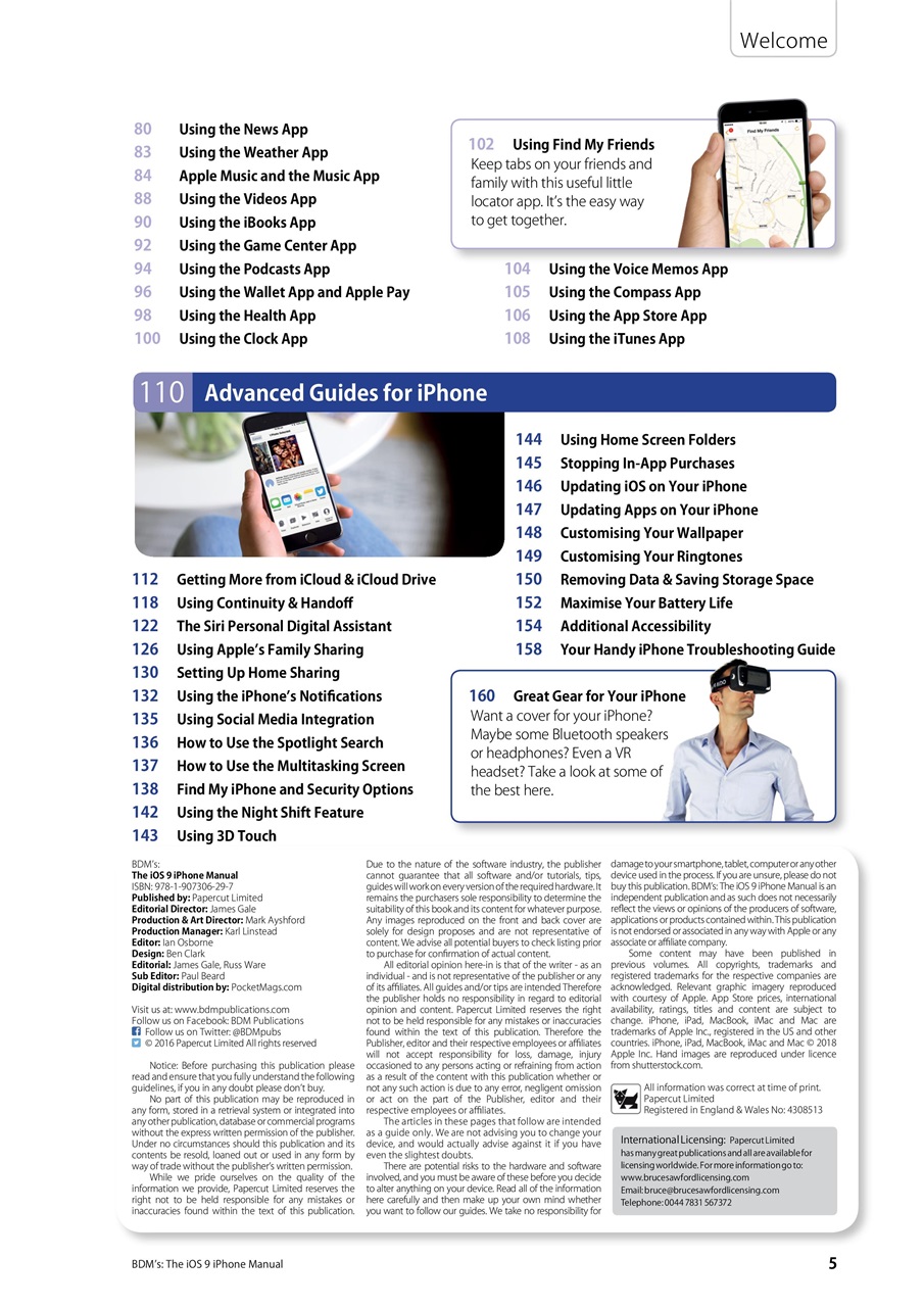 Essential Apple User Preview Pages