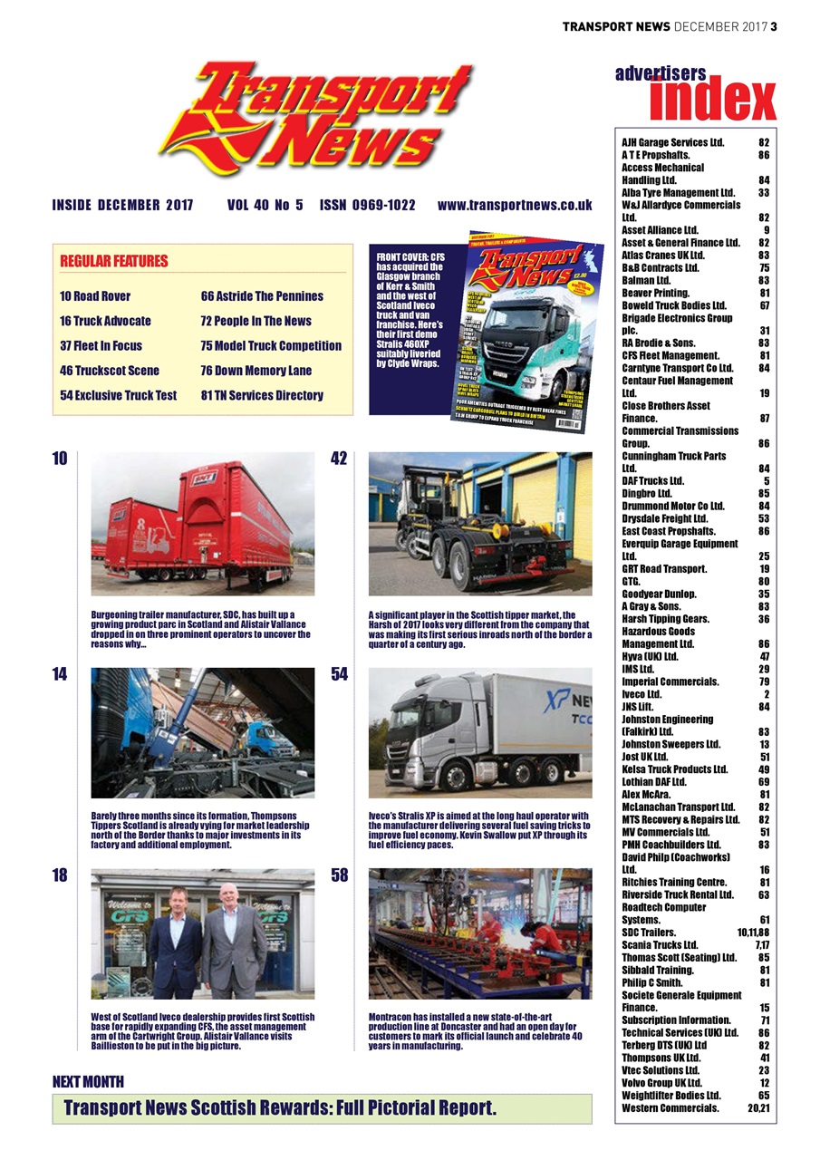 Transport News Preview Pages