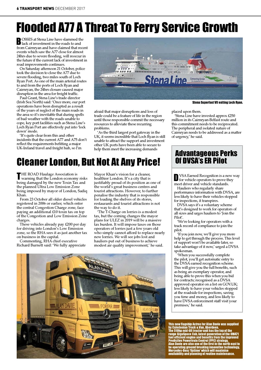 Transport News Preview Pages