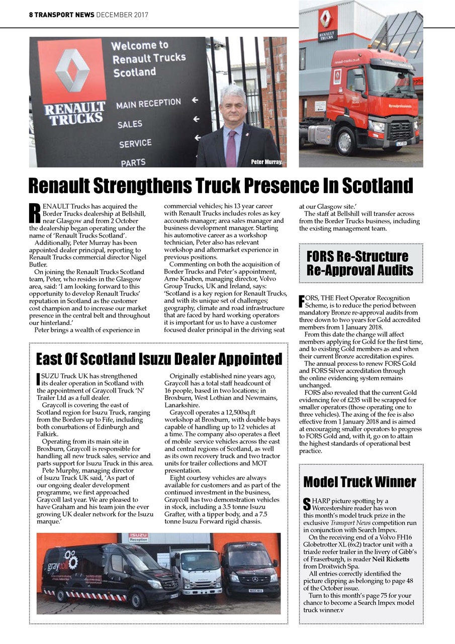 Transport News Preview Pages