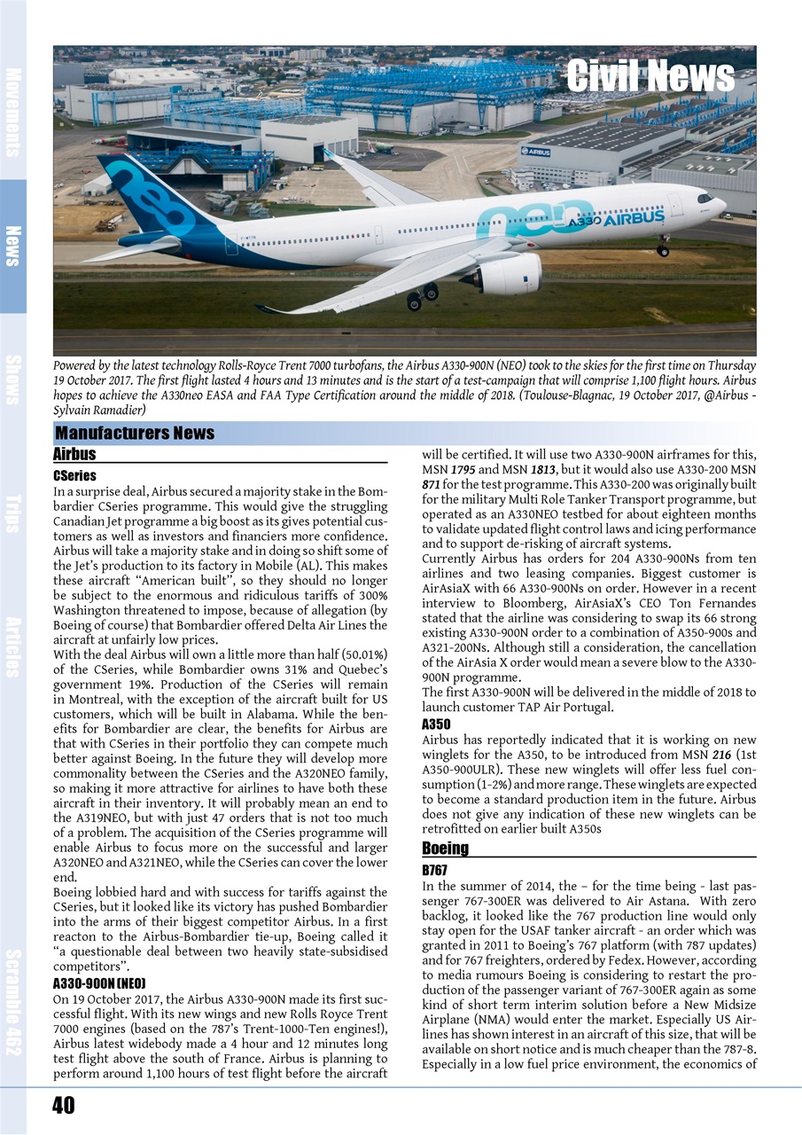 Scramble Magazine Preview Pages