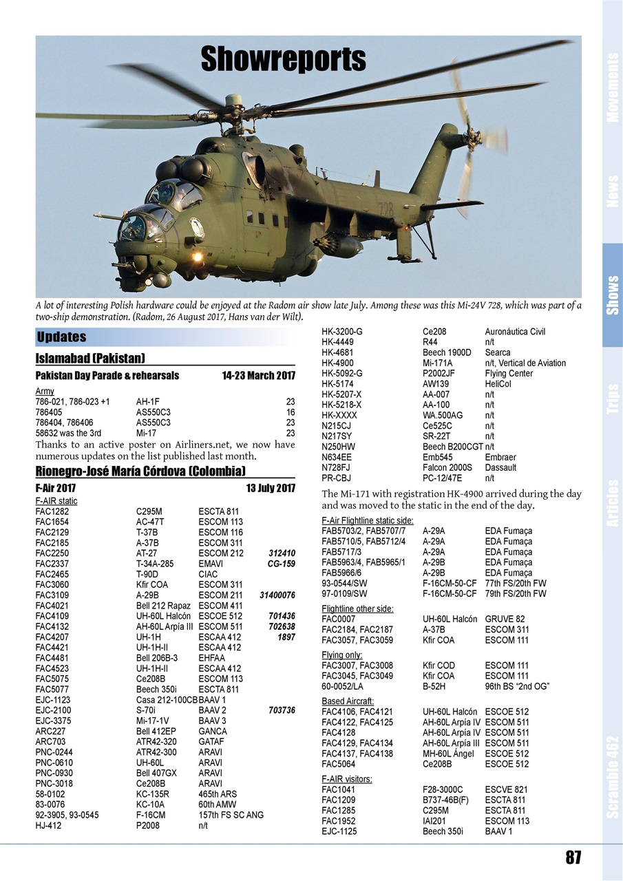 Scramble Magazine Preview Pages