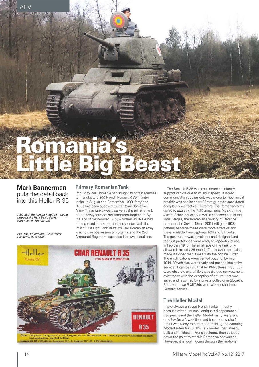 Military Modelling International Magazine Preview Pages