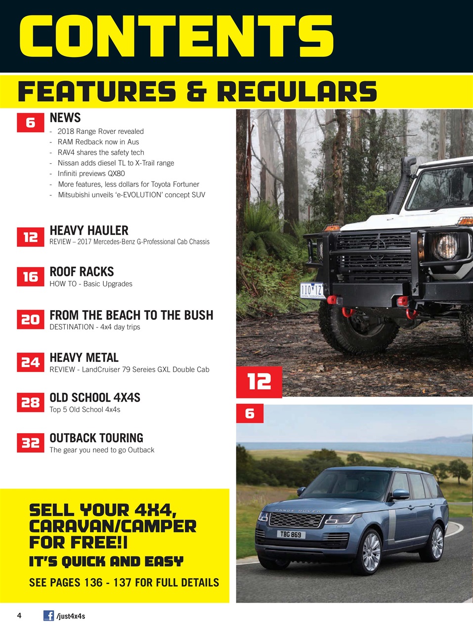 JUST 4X4S Preview Pages
