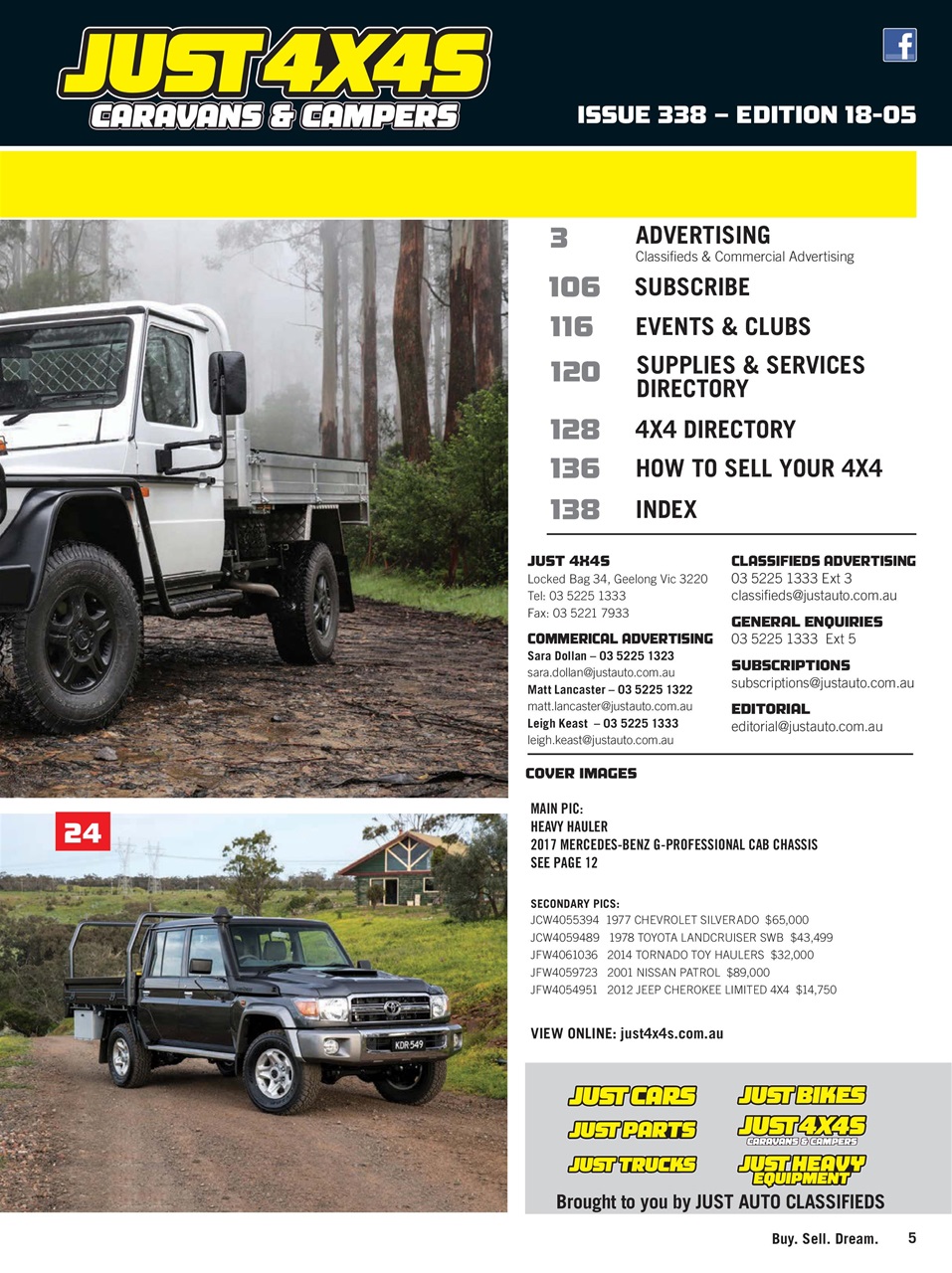 JUST 4X4S Preview Pages