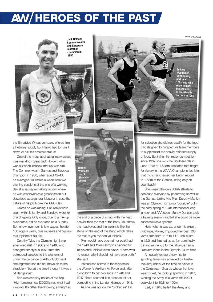 AW – Athletics Weekly Magazine Preview Pages