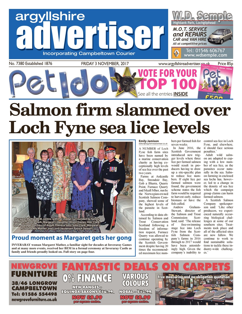 Argyllshire Advertiser Preview Pages