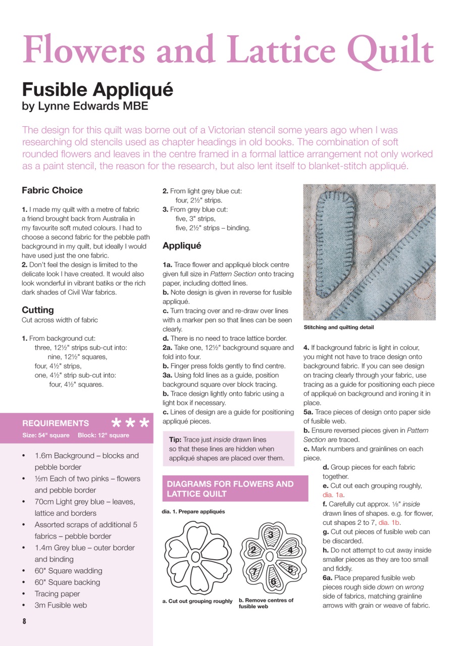 Patchwork and Quilting Preview Pages