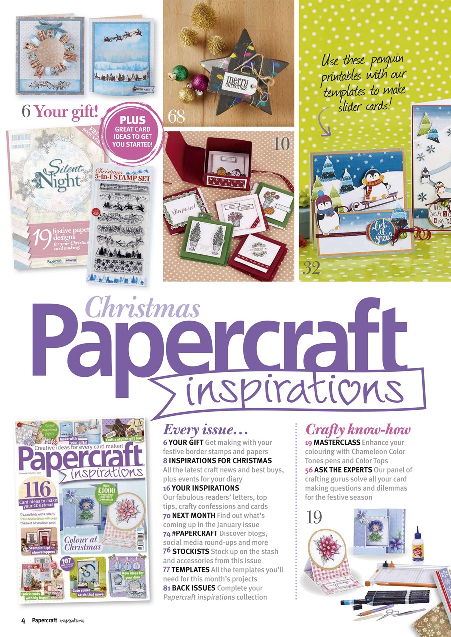 Papercraft Inspirations Preview Pages