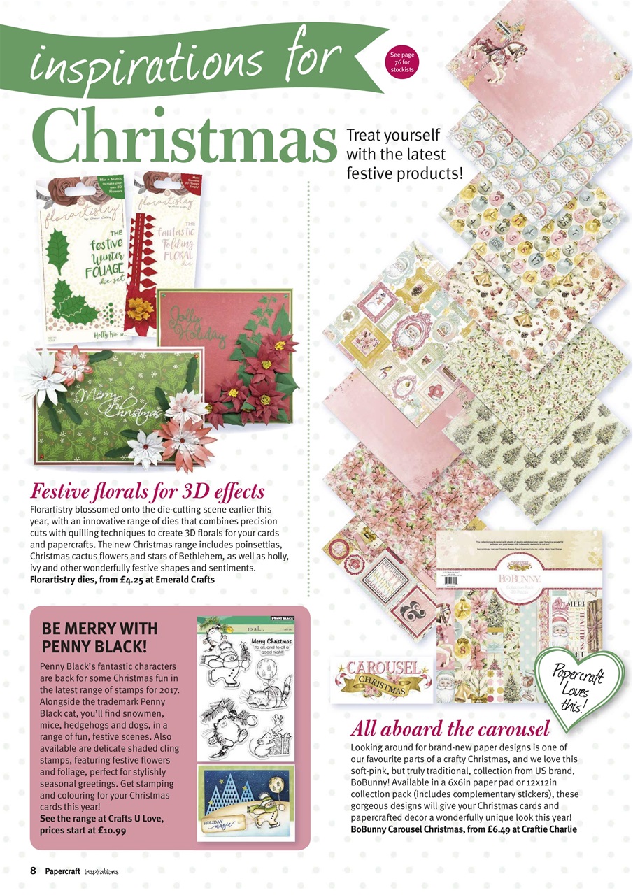 Papercraft Inspirations Preview Pages