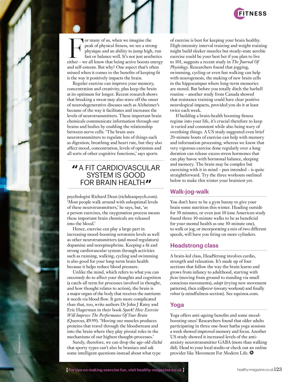 Healthy Magazine Preview Pages