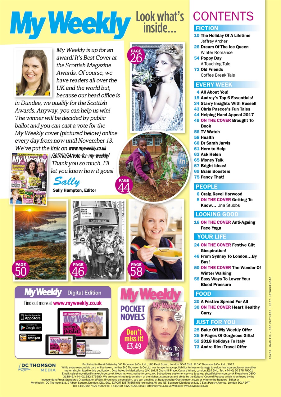 My Weekly Preview Pages