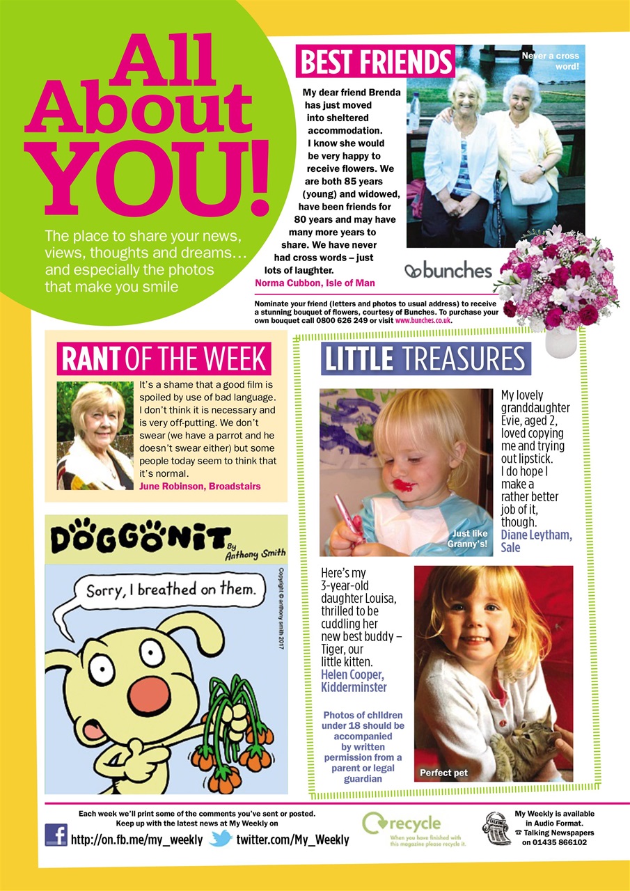 My Weekly Preview Pages