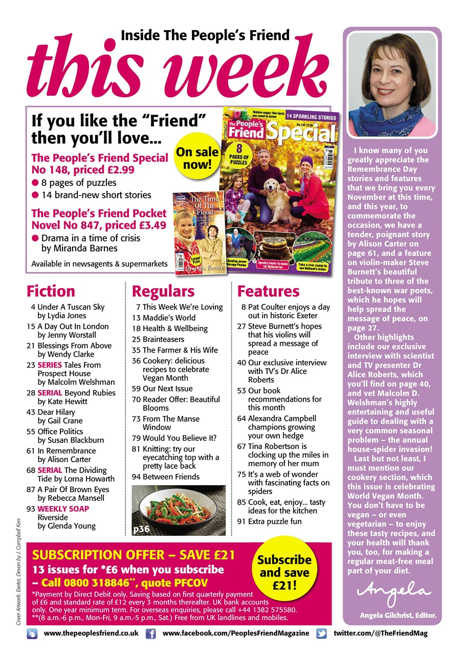 The People’s Friend Preview Pages