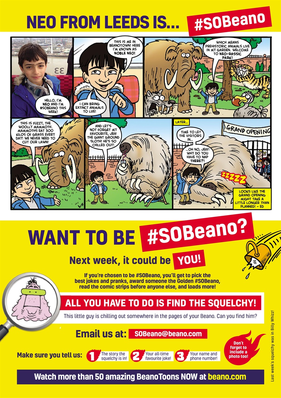 Beano Preview Pages