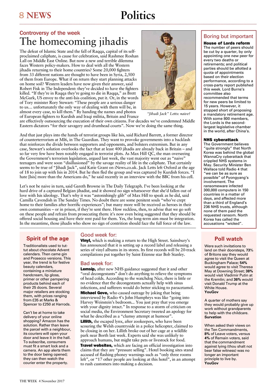 The Week Preview Pages