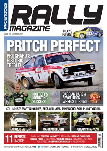 Pacenotes Rally magazine issue Issue 161 - Nov 2017