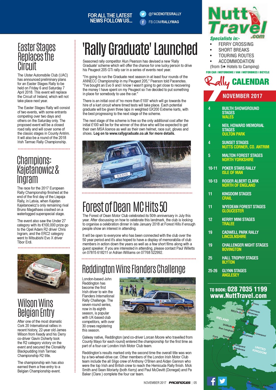 Pacenotes Rally magazine Preview Pages