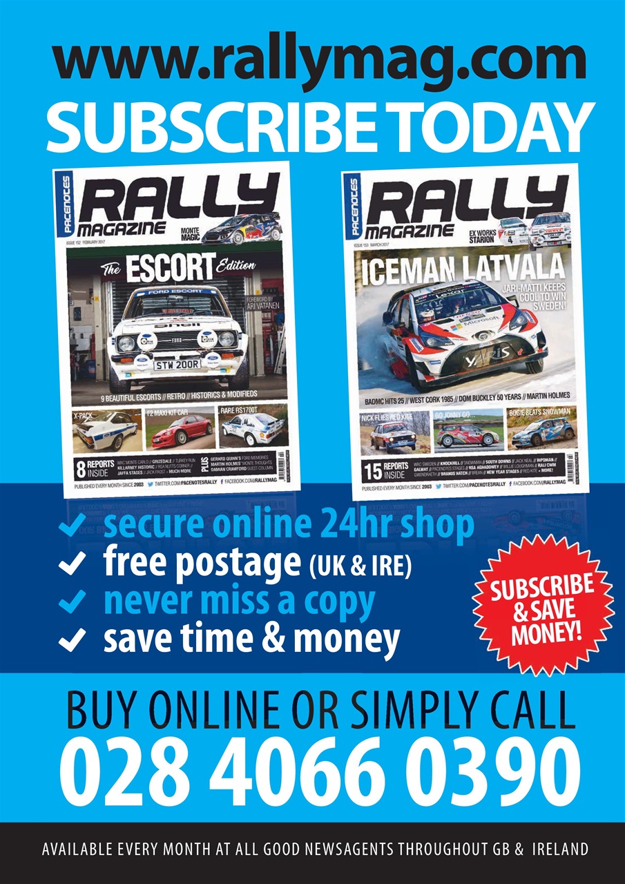 Pacenotes Rally magazine Preview Pages