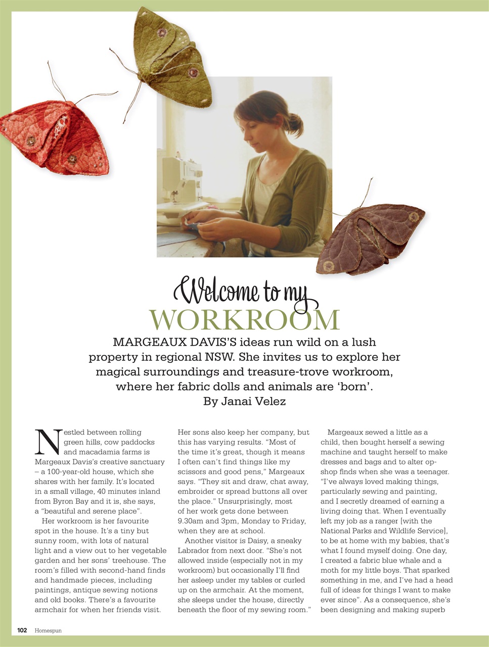 Homespun Preview Pages