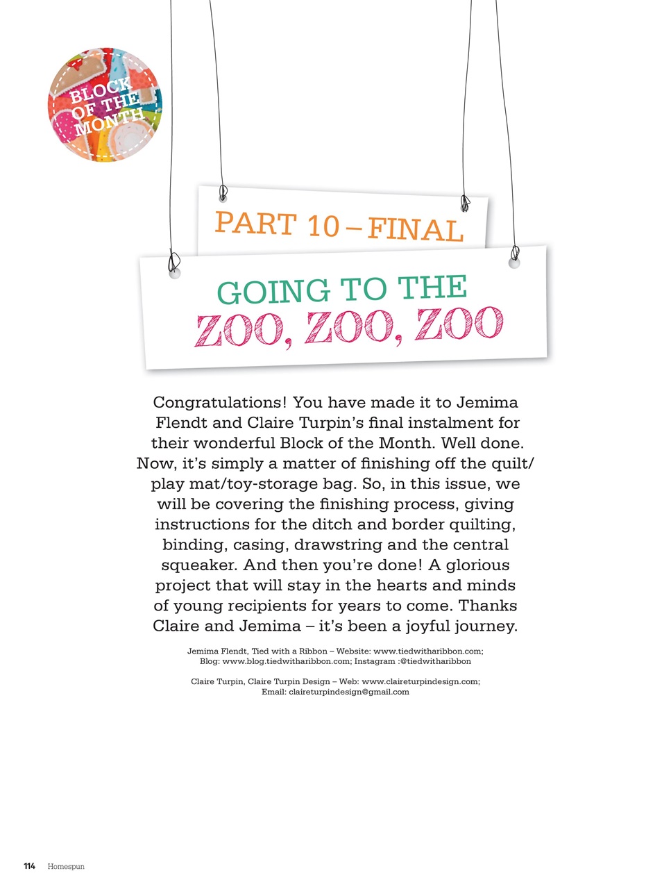 Homespun Preview Pages