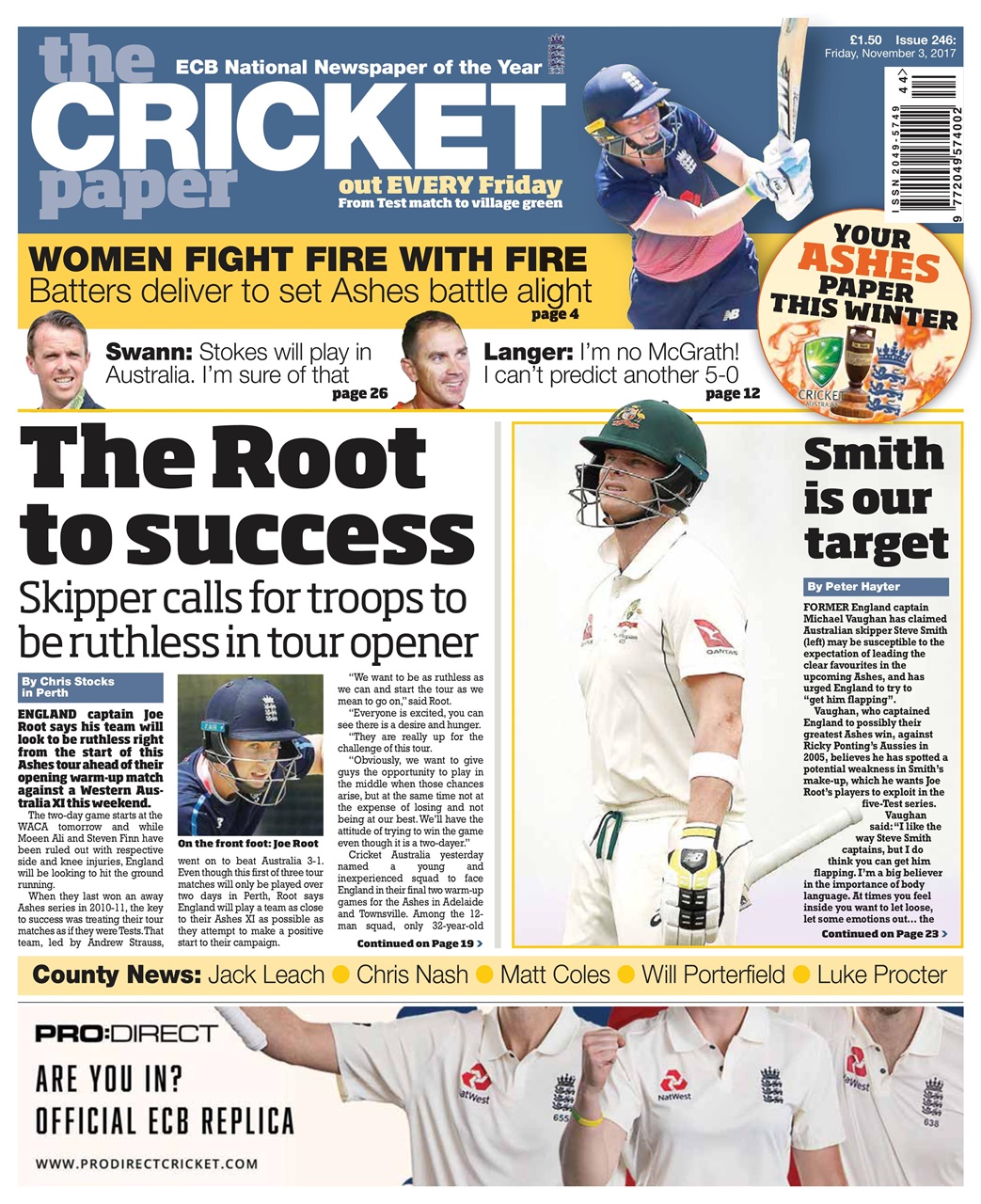 The Cricket Paper Preview Pages