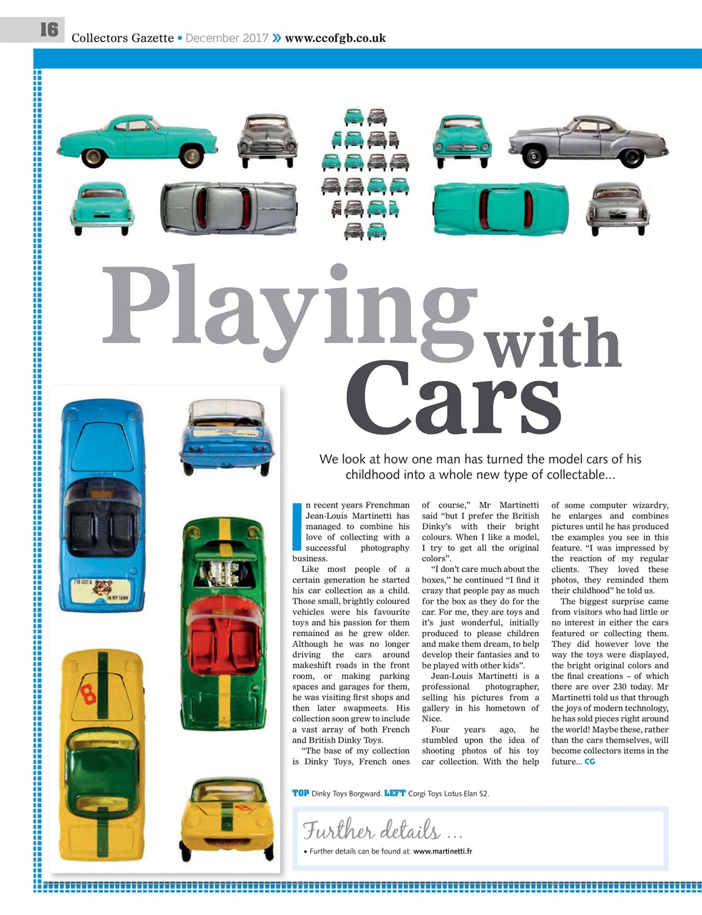 Collectors Gazette Preview Pages