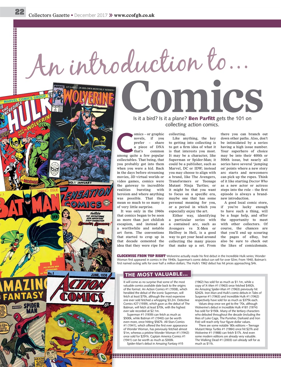Collectors Gazette Preview Pages