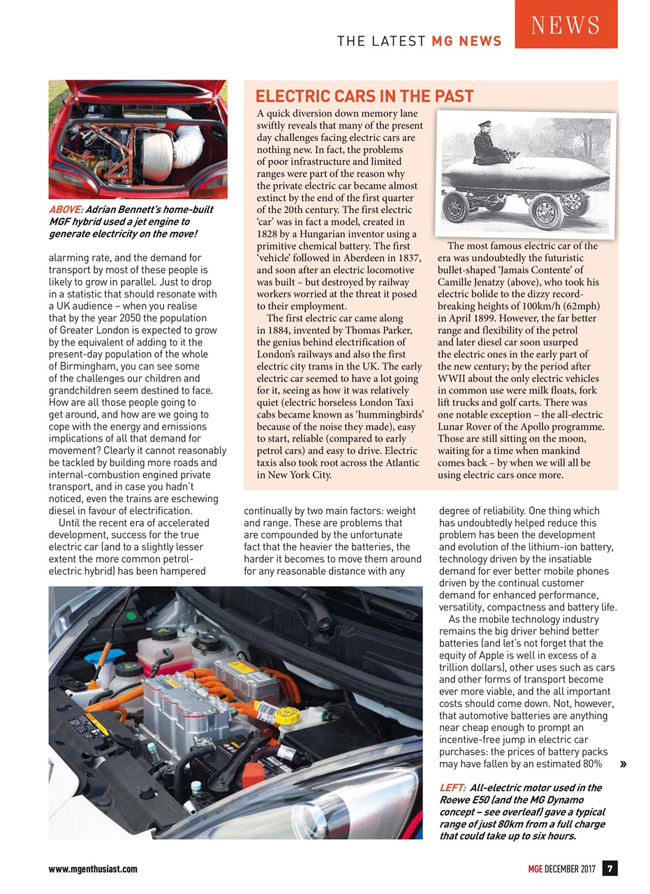 MG Enthusiast Preview Pages