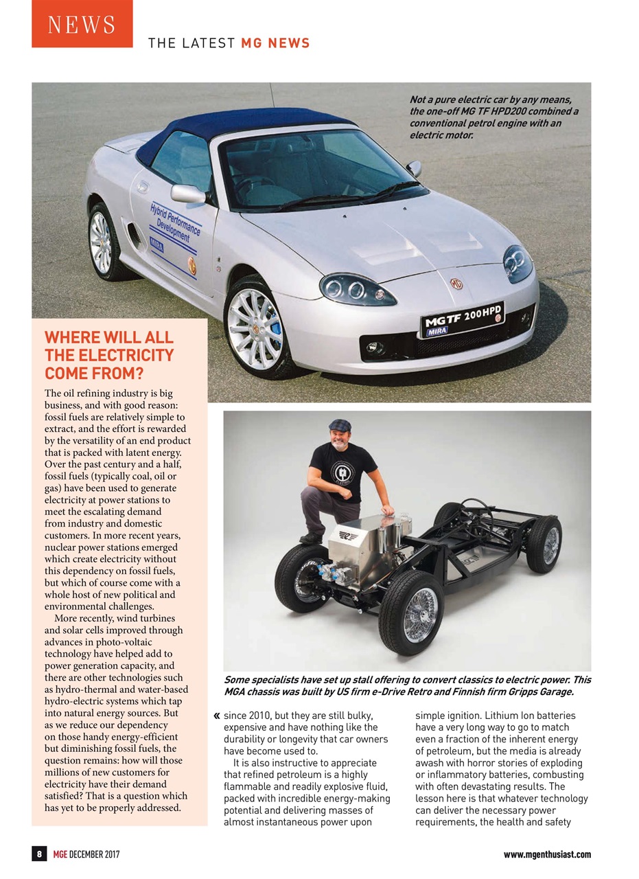 MG Enthusiast Preview Pages