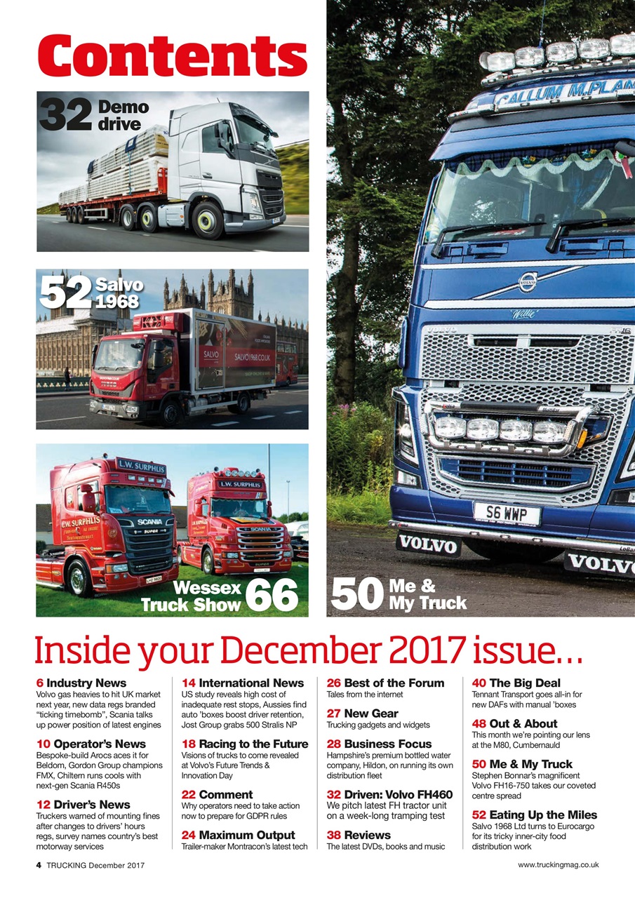 Trucking Magazine Preview Pages