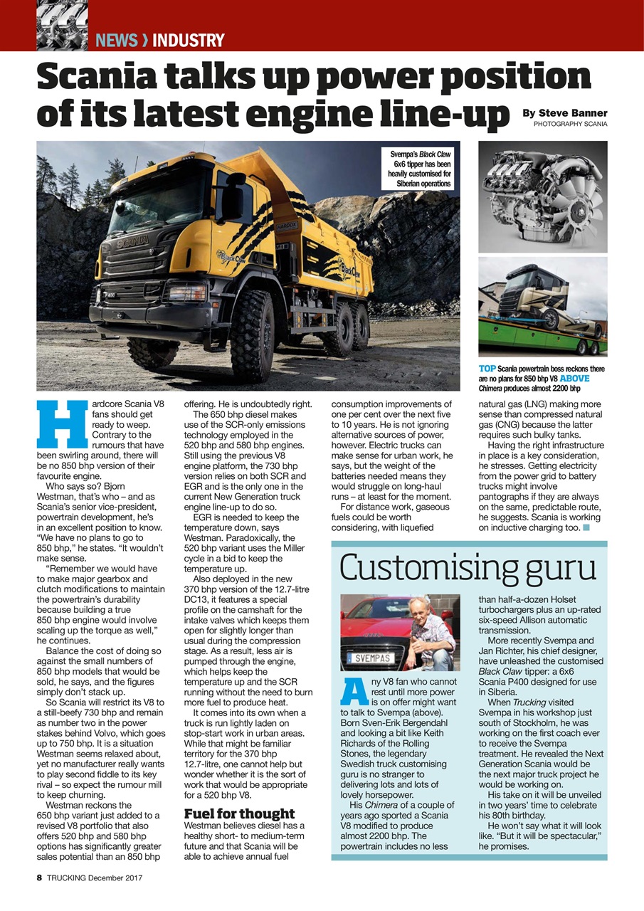 Trucking Magazine Preview Pages