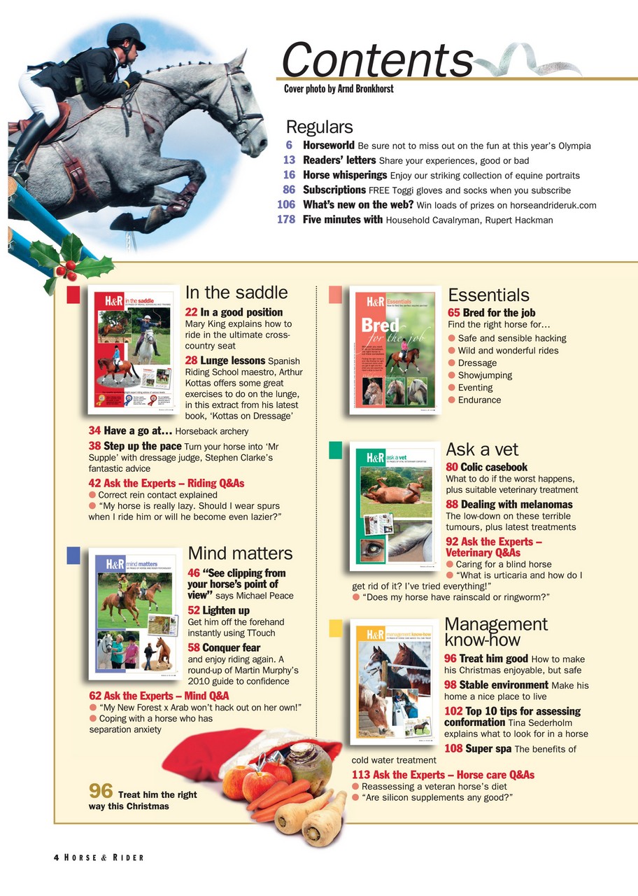 Horse&Rider Magazine - UK equestrian magazine for Horse and Rider Preview Pages