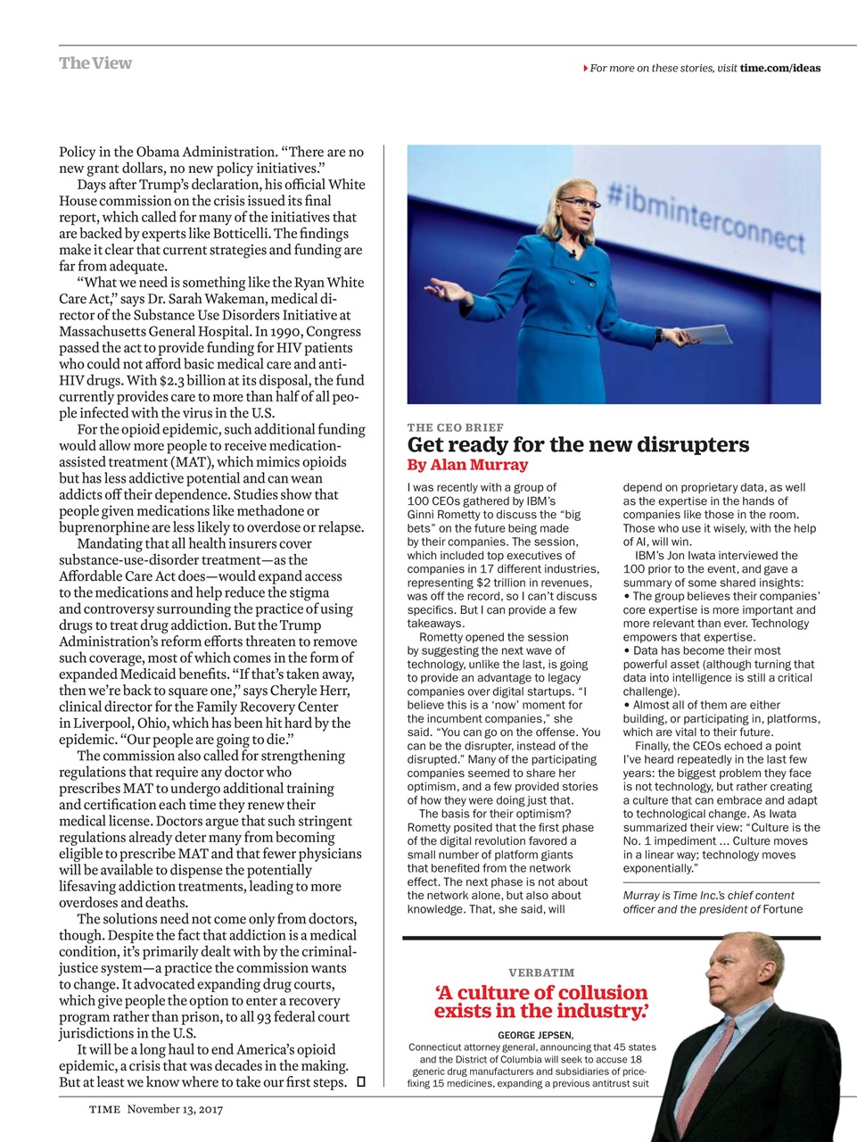 TIME Magazine Europe Preview Pages