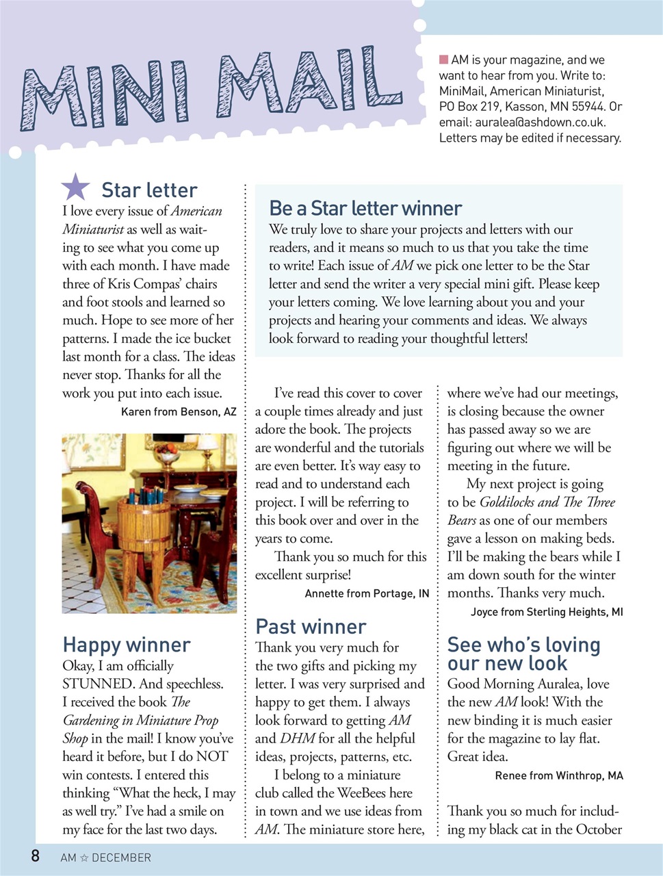 American Miniaturist Preview Pages