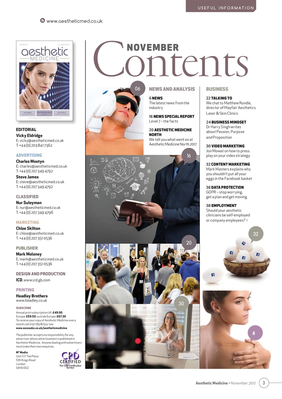 Aesthetic Medicine Preview Pages