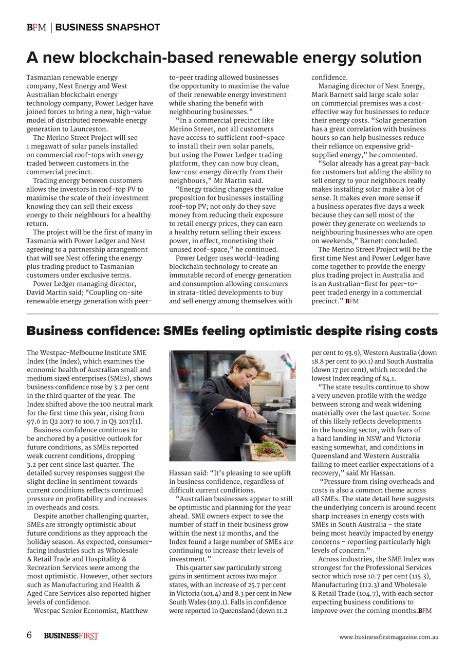 Business First Magazine Preview Pages