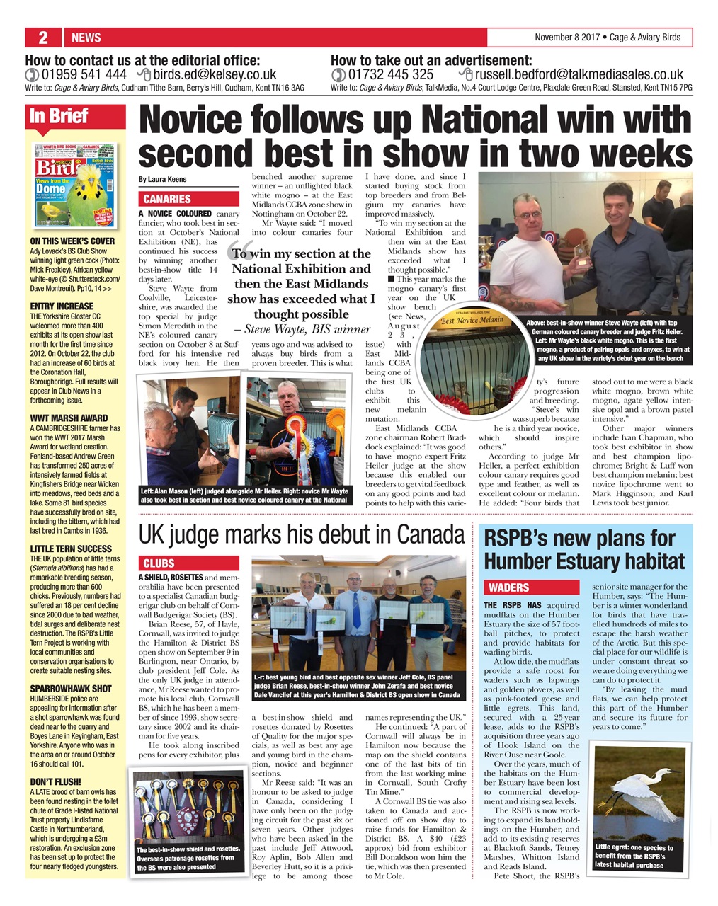 Cage & Aviary Birds Preview Pages