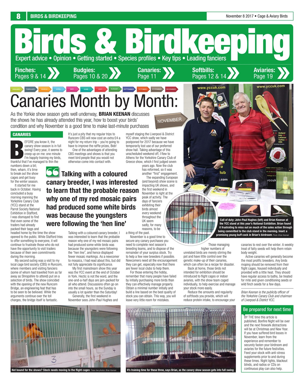 Cage & Aviary Birds Preview Pages