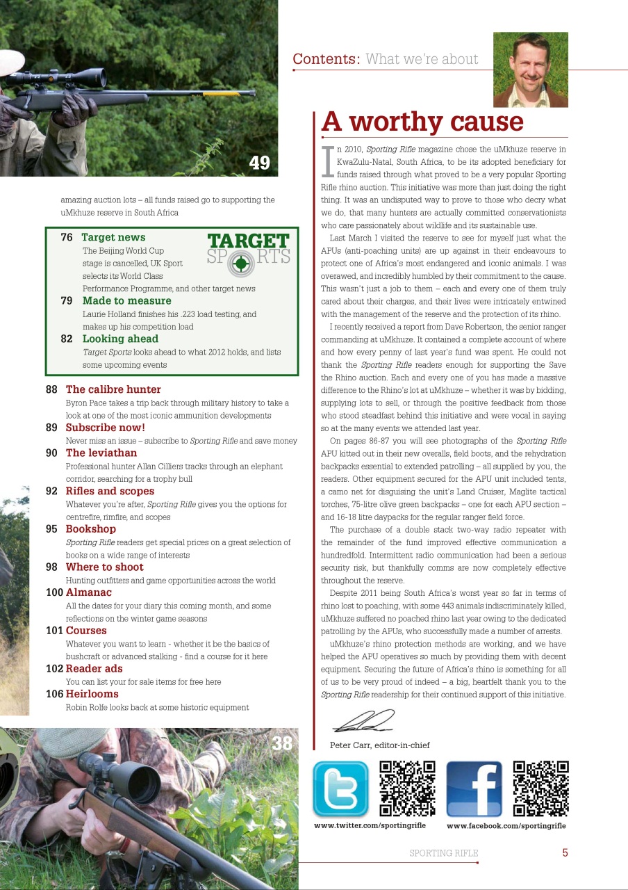 Sporting Rifle Preview Pages